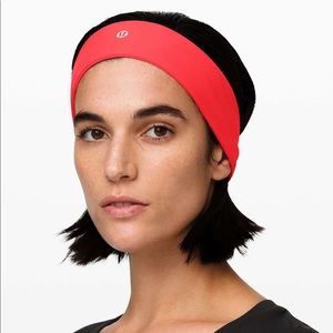 Lululemon Athletica Headband NWT Red FlyAway Tamer